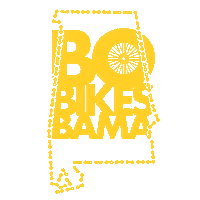 bobikesbama bike bicycle alabama bo jackson Sticker
