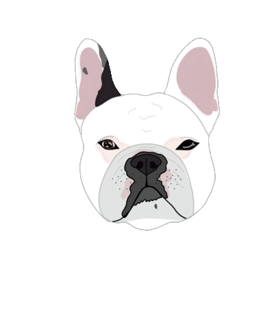 twotibetansdigital dog puppy wink adorable Sticker