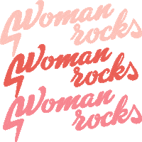 Womanrocks Womanrocks Womanrocks Sticker by Woman Rocks