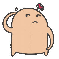 Confused 抓頭 Sticker