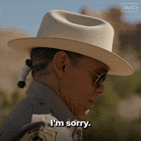 Sorry Zahn Mcclarnon GIF by AMC Networks