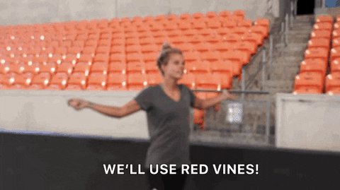 rachel daly red vines GIF by Houston Dash