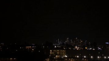 Dazzling Lightning Branches Above Los Angeles Skyline