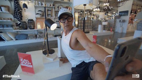 Channel 9 Photo GIF by The Block