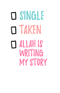 Single Taken Sticker by SingleMuslim.com
