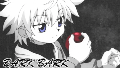 My_Heart_Did_Stop giphygifmaker killua zoldyck GIF