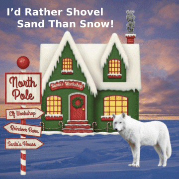 North Pole Christmas GIF