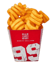 French Fries Potato Sticker by 99-Grill