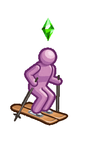 Sims 4 Ski Sticker by The Sims