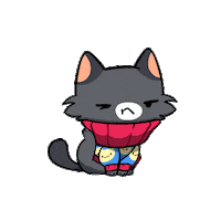 minogames cat cats scratch scratching Sticker