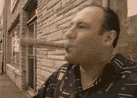 The Sopranos Smoking GIF