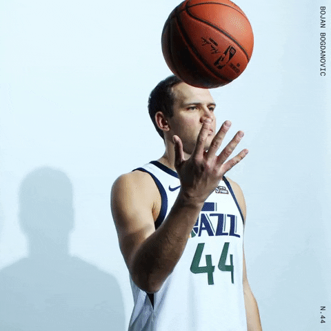 Bojan Bogdanovic Sport GIF by Utah Jazz