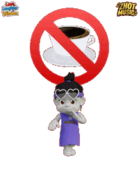 Warning Caffeine Free Sticker by Zhotcita