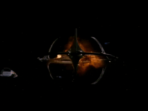 Amit72786 giphygifmaker star trek destruction star trek deep space nine GIF