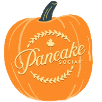 Jack O Lantern Pumpkin Sticker by Pancake Social