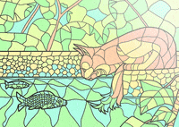 Stained Glass Art GIF