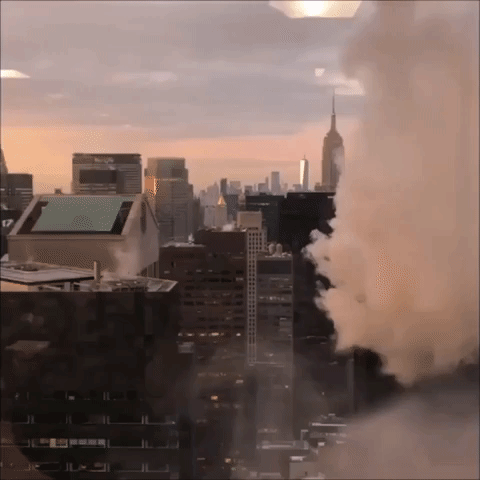 Fire Trucks Respond to Blaze at Trump Tower in Manhattan