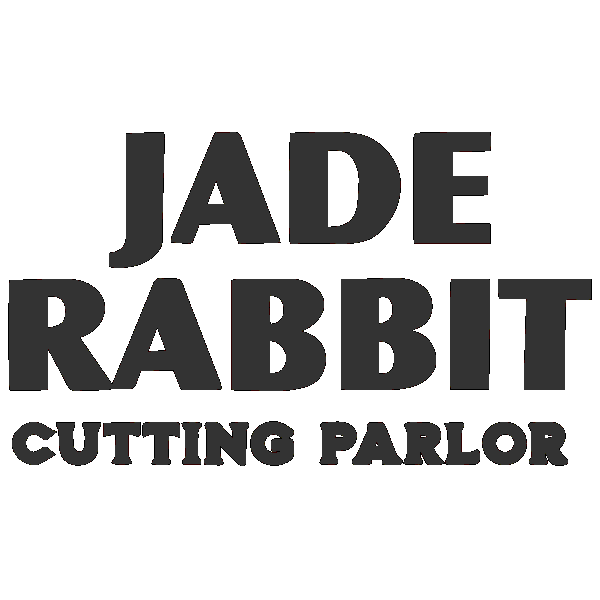 thejaderabbitparlor logo hair rabbit barber Sticker