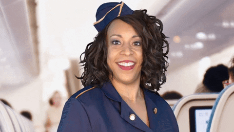 ComedianHollyLogan giphygifmaker travel work people GIF