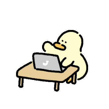 420gram00 giphyupload work character duck Sticker