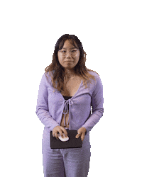 Girl Click Sticker by Idea Peddler