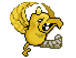 Fight Gold Sticker