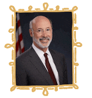 Tom Wolf Pennsylvania Sticker by PA Governor's Office