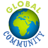 World Spinning Sticker by Beachcombing Magazine