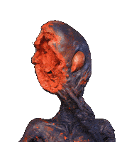 Extra Terrestrial Smoking Sticker by The Horror Section