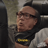 Season 17 Oops GIF by It's Always Sunny in Philadelphia