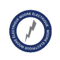Montreal Electricity Sticker by Moore Électrique