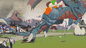 fire monster GIF by South Park 