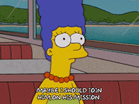 confused marge simpson GIF