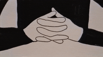 Awkward Hands GIF by Gabriela Sibilska