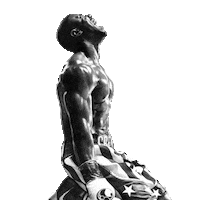 Michael B Jordan Logo Sticker by Interscope Records
