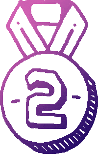 Beloften winner medal prize second Sticker