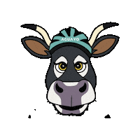 Cow Mtb Sticker by ReinosaNoLimits