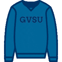 Anchor Up Sweater Weather Sticker by Grand Valley State University