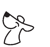 Dog Think Sticker by VOFFii