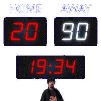 90 Away Sticker