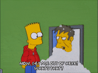 angry bart simpson GIF