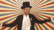 bizarrebcn show clown circus toys GIF