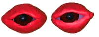 Awkward Evil Eye Sticker by JEREMY'S PLAYGROUND