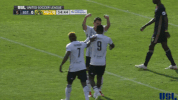soccer hug GIF by USL