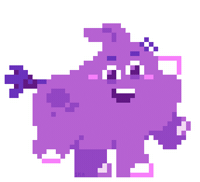 Happy Pixel Sticker