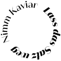 altonakaviar bar berlin hamburg aki Sticker