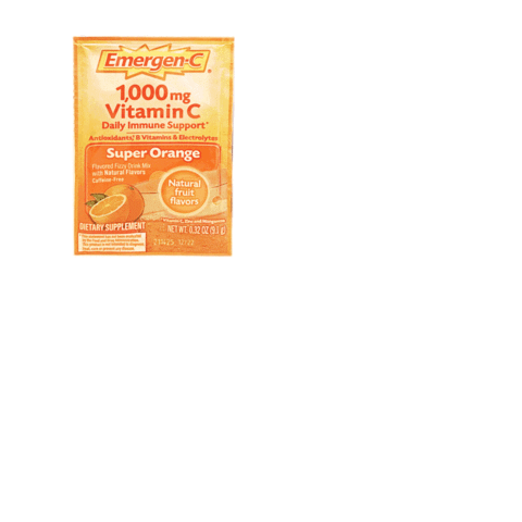 emergenc orange wellness supplements vitamin c Sticker