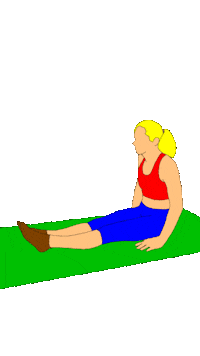 Happy Strong Woman Sticker