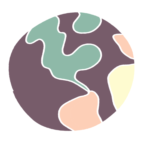 earth Sticker by raffriina