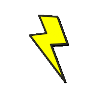 Lightning Strike Sticker by bboxforkids